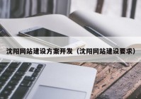 沈阳网站建设方案开发（沈阳网站建设要求）