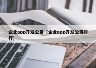 企业app开发公司（企业app开发公司排行）