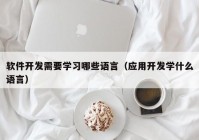 软件开发需要学习哪些语言（应用开发学什么语言）