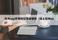 钦州app开发的公司有哪些（线上钦州app）